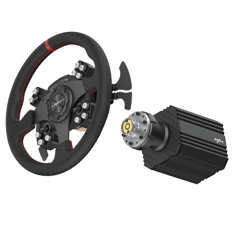 10nm Direct Drive Wheel PXN V12 Gaming Steering Wheel With Base Set Racing Wheel Simulator For Pc, Ps4, Xbox One, Xbox Series