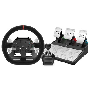 The Best PXN V10 Force Feedback Racing Steering Wheel Pc Gaming Driving Racing Simulator Wheel for Xbox, Ps4, Pc