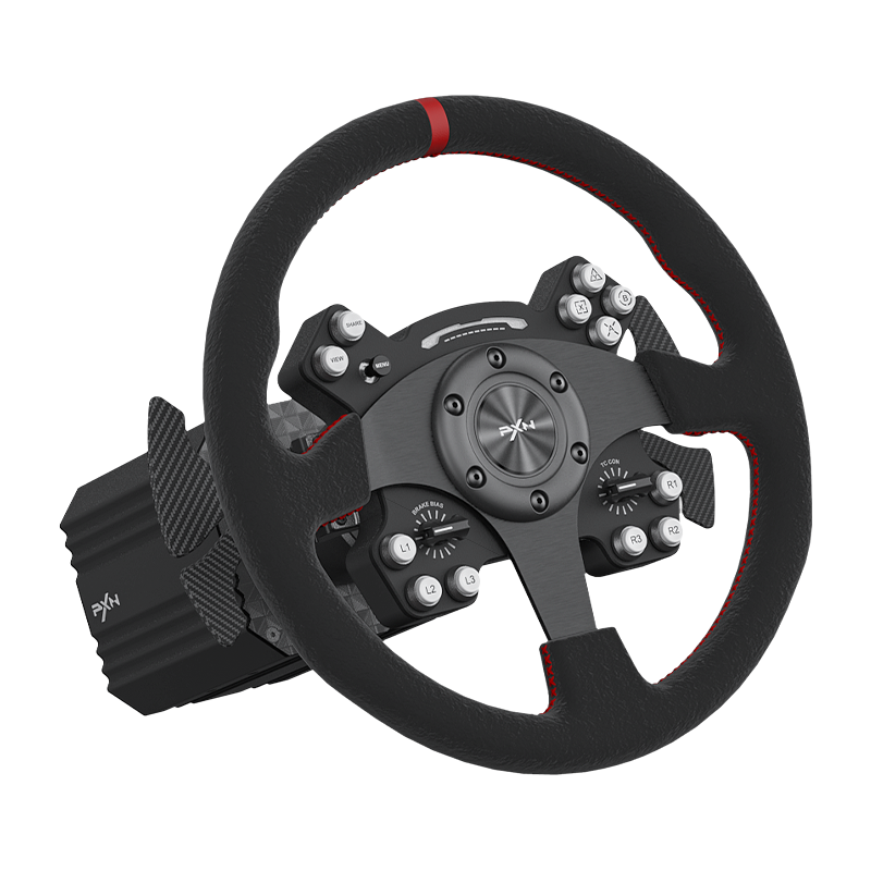 New Arrival PXN V12 Direct Drive Gaming Racing Steering Wheel With Base for PS4, for Xbox Series, PC Games