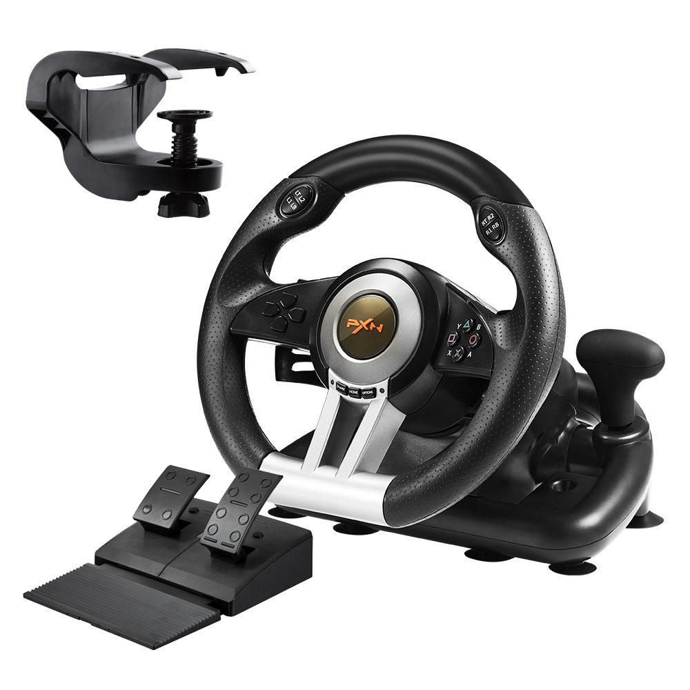 PXN V3 Pro Progaming racing wheel  USB Wired Gaming steering steel with pedal for Xbox one