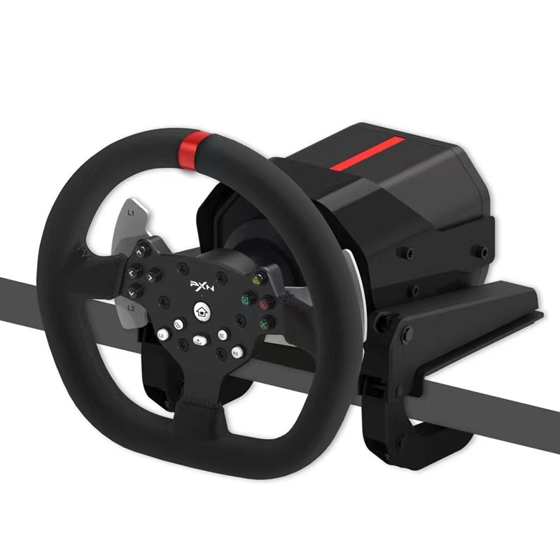 PXN V10 steering wheel version dual motor vibration with pedals shifter detachable for pc/ ps4/xbox series