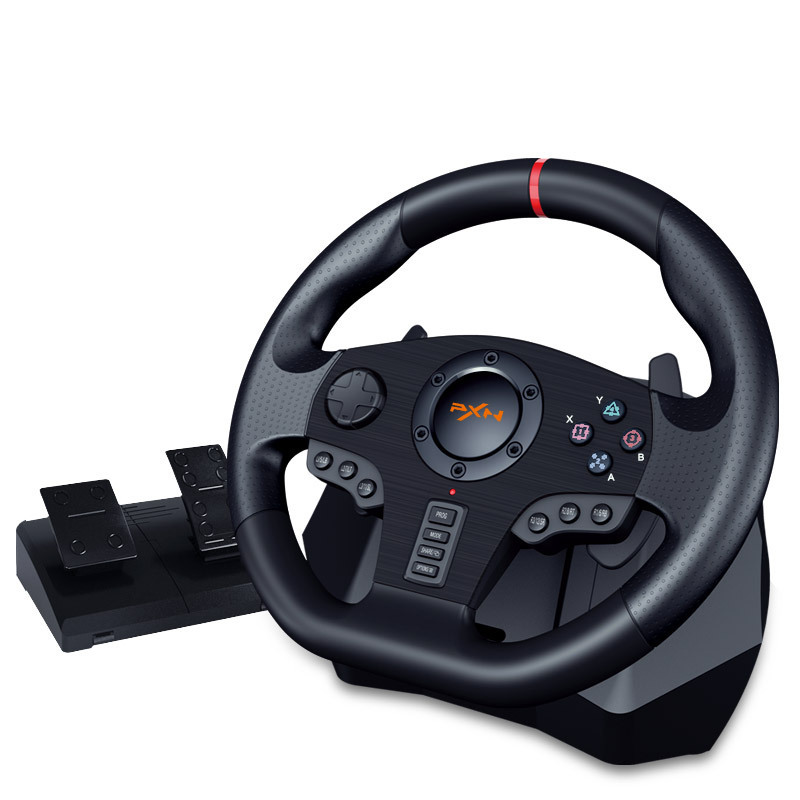 PXN V900 900 Degree Racing Steering Wheel for xbox series, xbox one, switch, ps4, ps3, pc