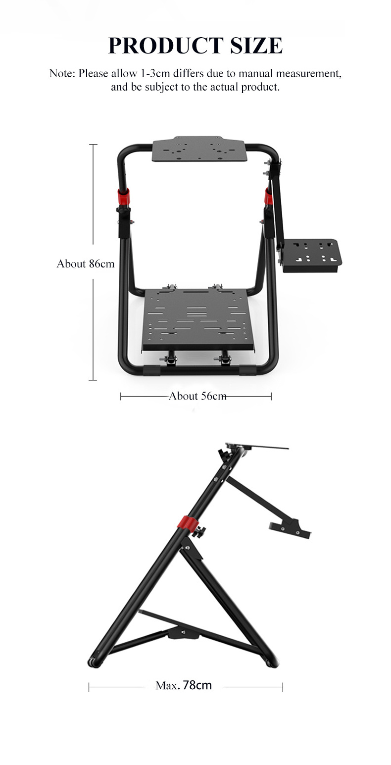 High quality PXN A9 racing stimulator steering wheel stand for pxn v10 v3, Fanatec, logitech g29, G920, G923, T300GT