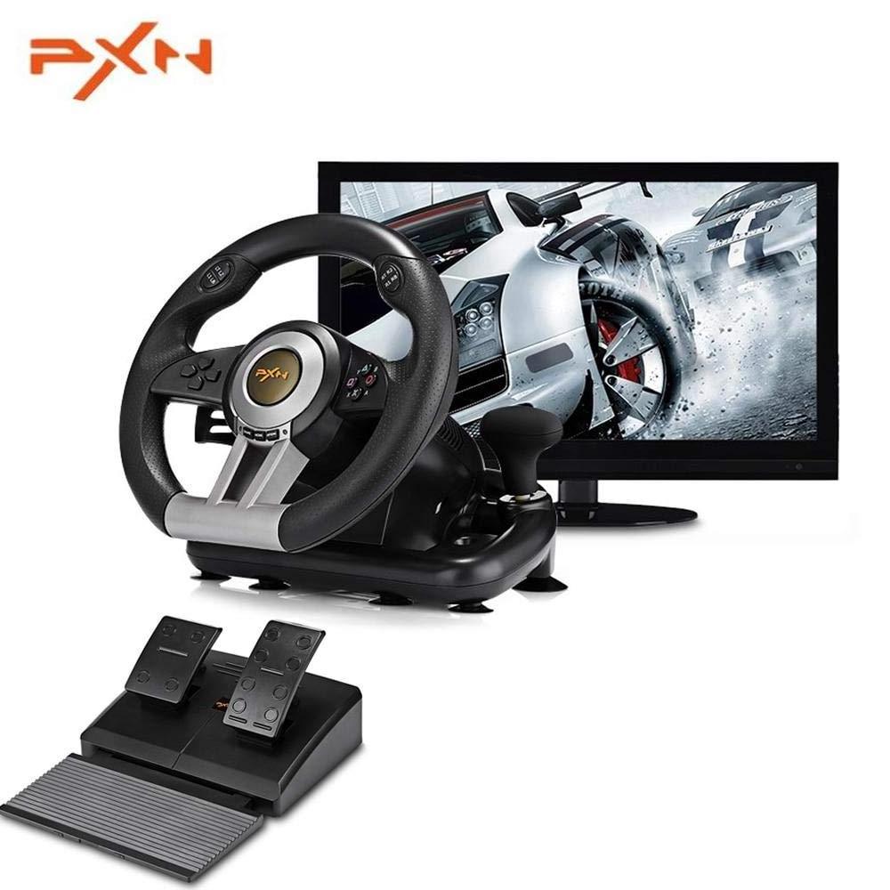 PXN V3 Pro Factory Vibration Gaming Racing Steering Wheel for xbox series, ps4, ps3, pc, switch