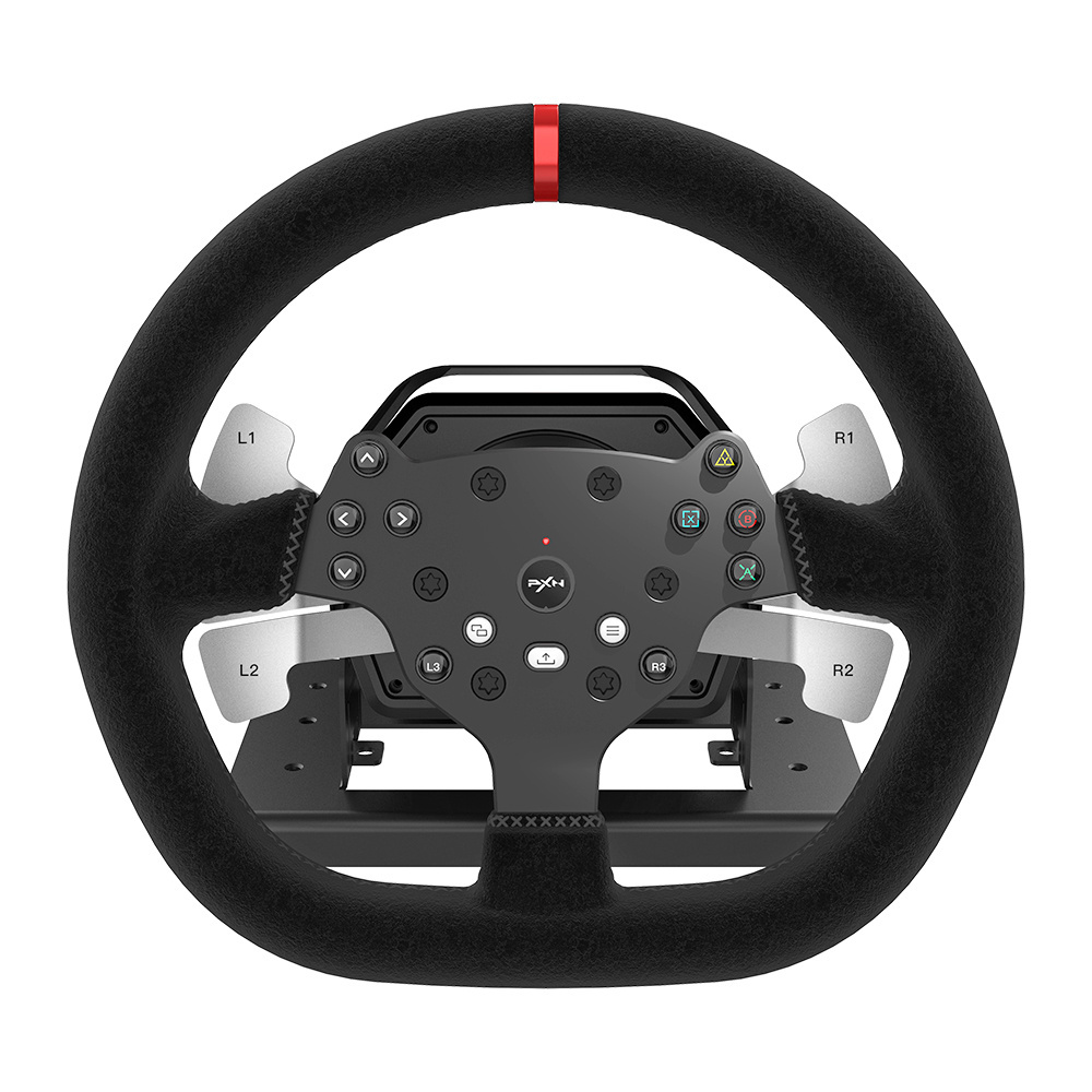 PXN V10 Racing 900 Steering Wheel with Force Feedback Magnetic Pedals, 6+1 Shifter, Dual Paddle, for PS4/Xbox Series/pc