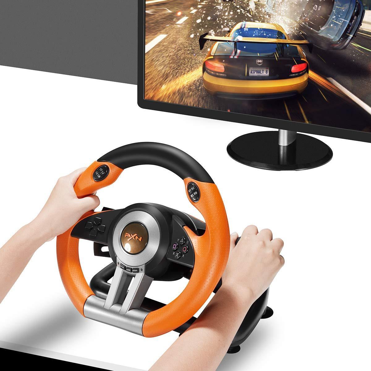 Beat Price Ever PXN V3 Pro Driving Force Racing Wheel For Playing Racing Driving Games