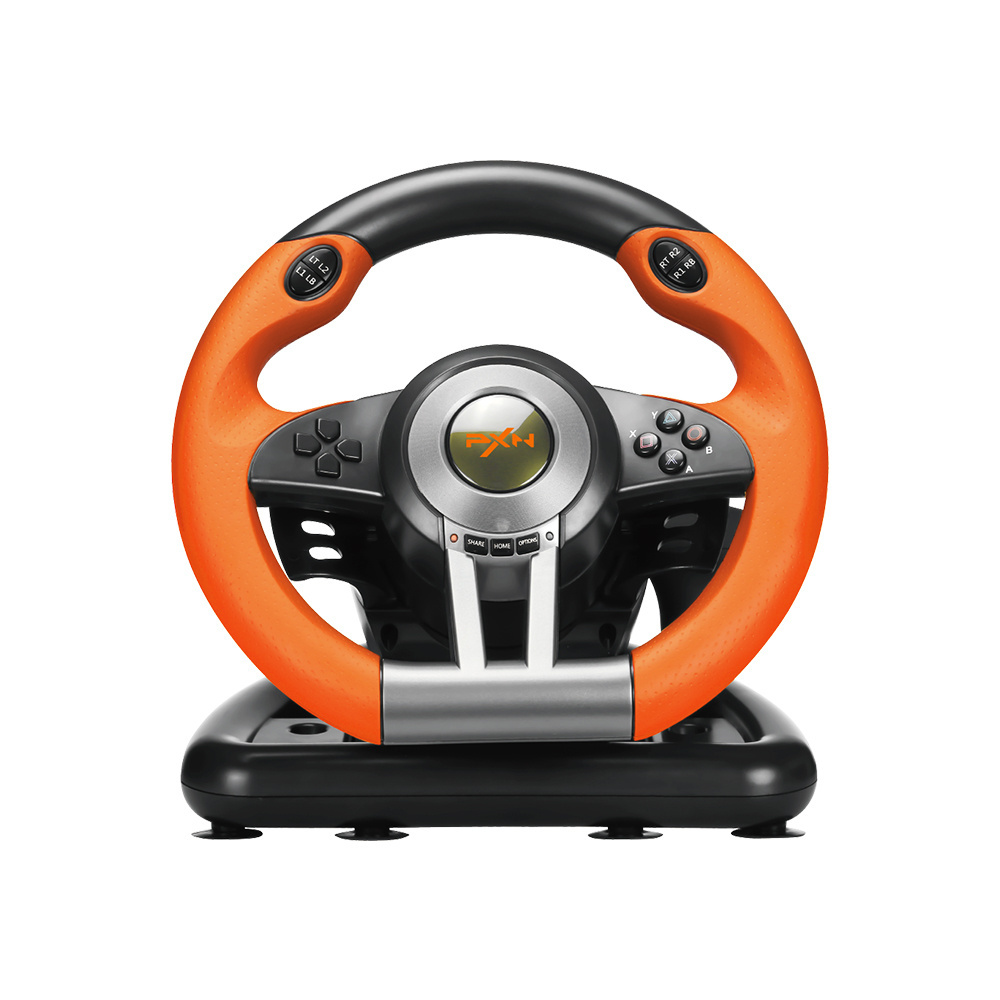 Best-selling Racing wheel PXN V3 pro gaming steering wheel with Double vibration feedback for PS3