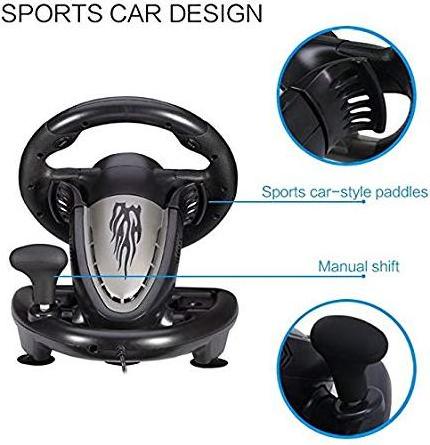 PXN V3 Pro Best Selling Simulator Game Racing Wheel with Big Size Pedals for PC/PS3/PS4/XBOX/Switch