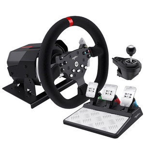 PXN V10 Steering Wheel Gaming for PS5 Dual motor Vibration Force Feedback Wheel for XBOXONE/S PC PS4