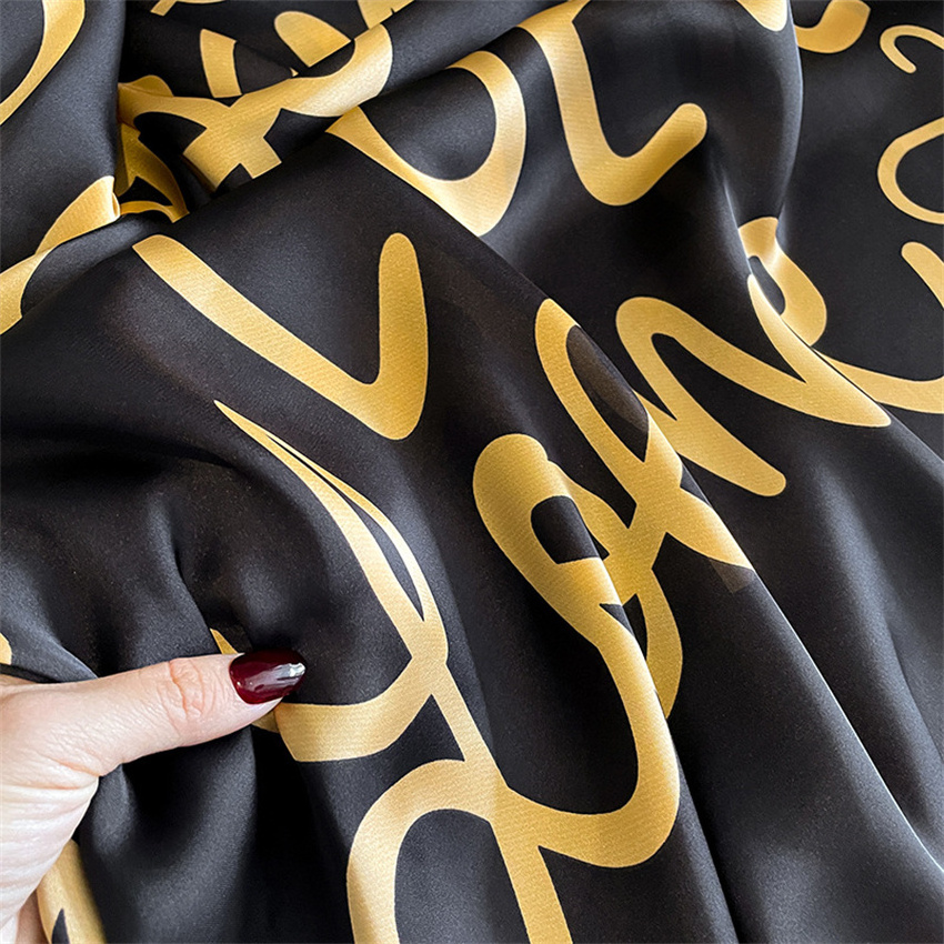 European nordic Charmeuse New silk satin scarf  manufacture islam Israel hijab Colored bulk