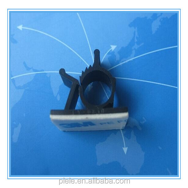 NYLON66 Self - adhesive wire clamp / plastic cable clamp/ Wire clip