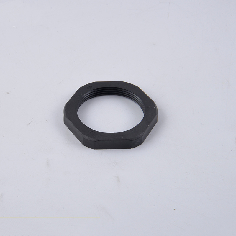 High quality hexagonal fastener nylon plastic lock nut  M20