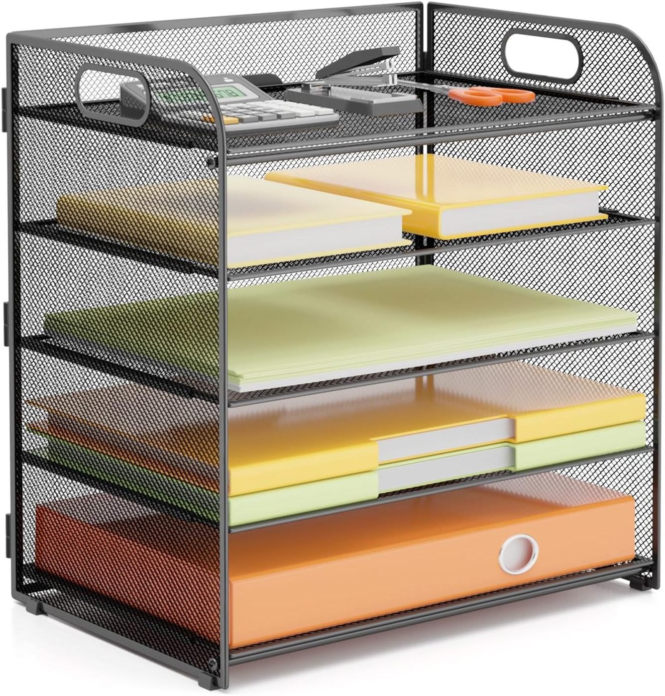 Office School Home Multifunction Office Supplies Desk Organizers and Accessories Mesh Desk Organizer