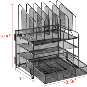 Office School Home Multifunction Office Supplies Desk Organizers and Accessories Mesh Desk Organizer