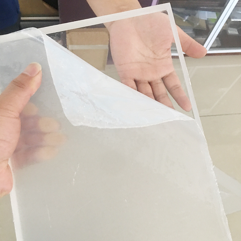 YAGELI customize machinable 4mm clear 1220*2440mm cast mma acrylic sheet with polishing edges