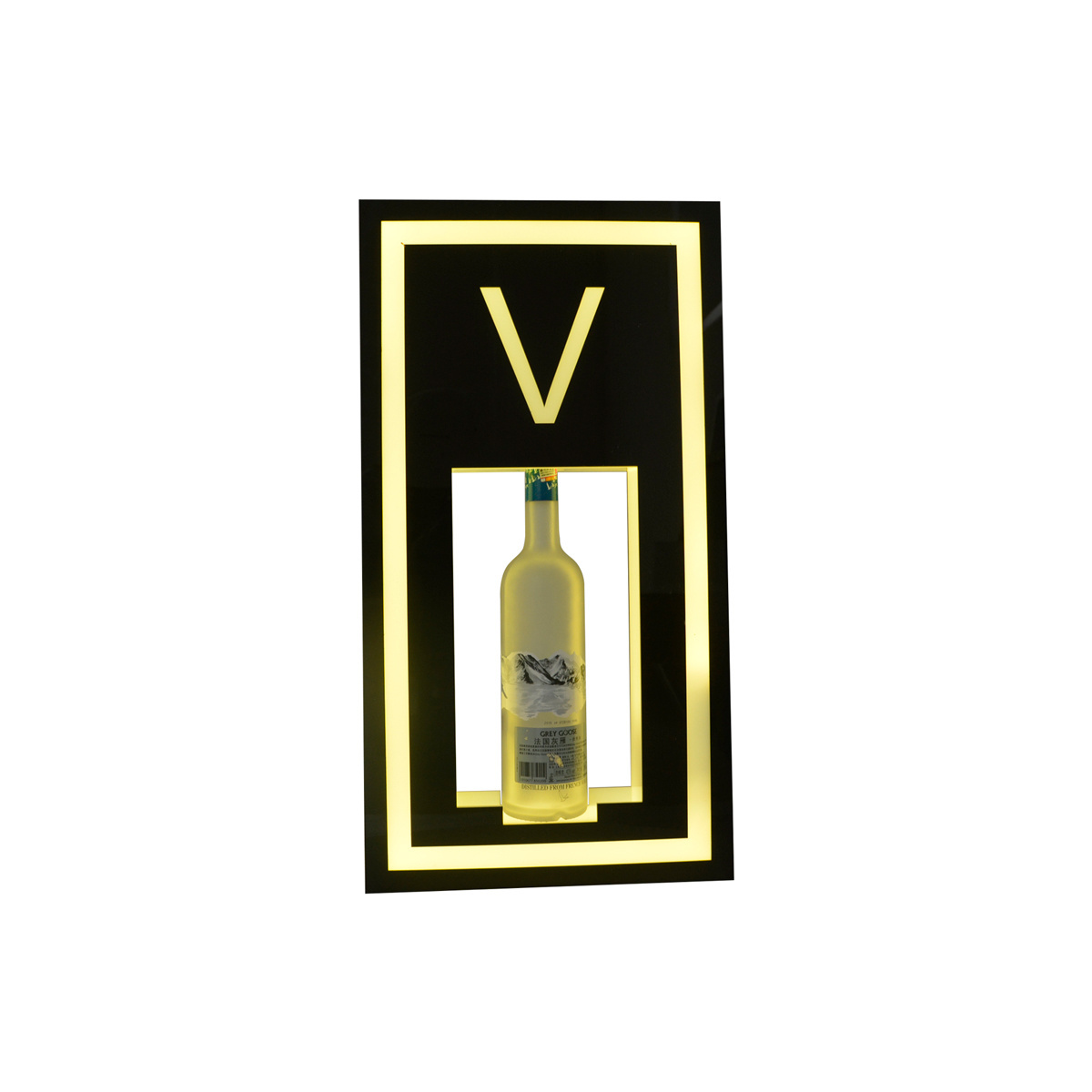 Customized Logo Rechargeable LED Acrylic Display Hennessy VIP bottle presenter Hennessy Champagne VIP Display Bottle Presenter