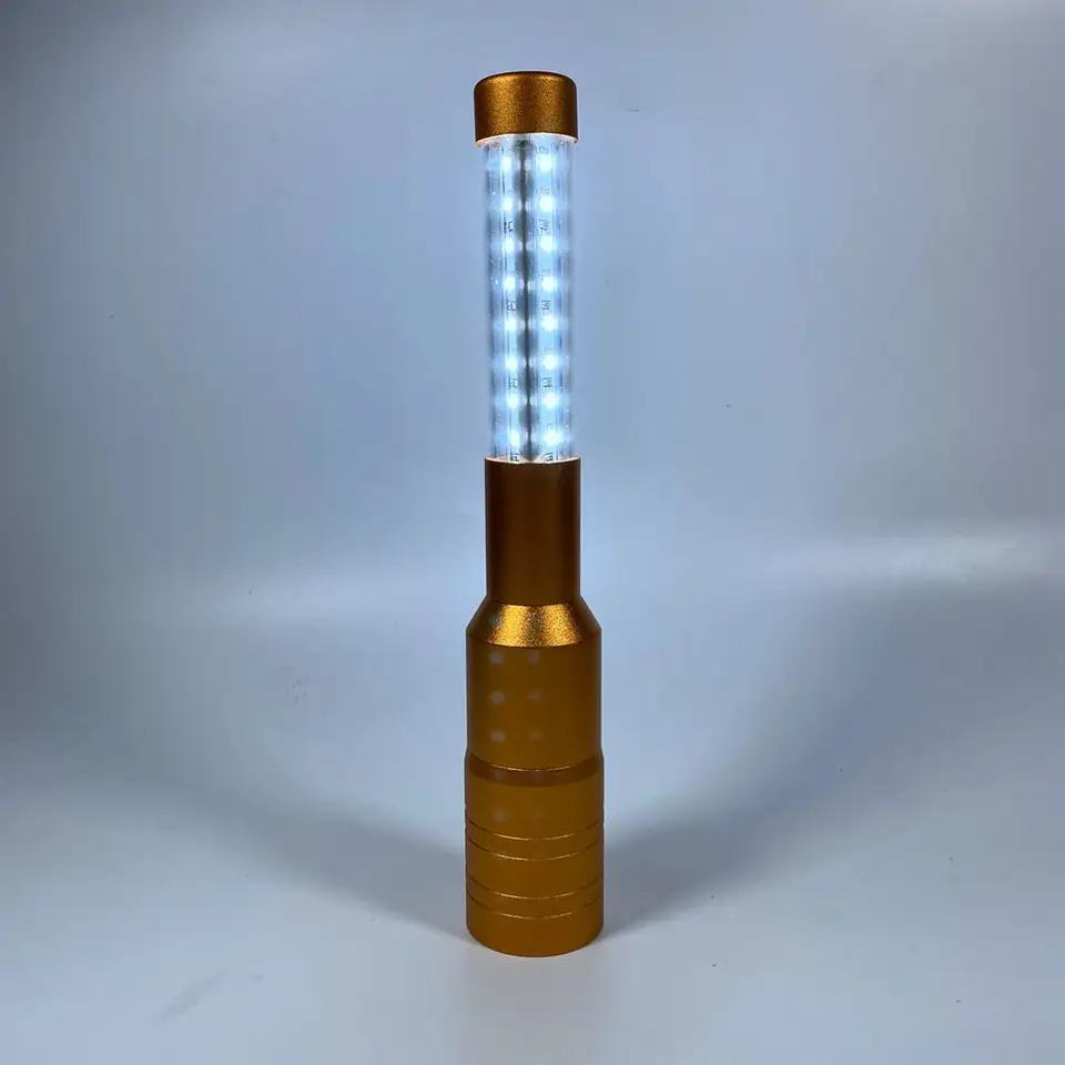 LED sparkler light Champagne bottle service LED Strobe Baton Rechargeable LED Bottle stick