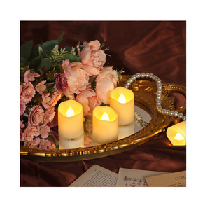 250 hours Long Lasting Quality LED Tealight Flameless Battery Operated LED Tea Light Candles With Remote Timer