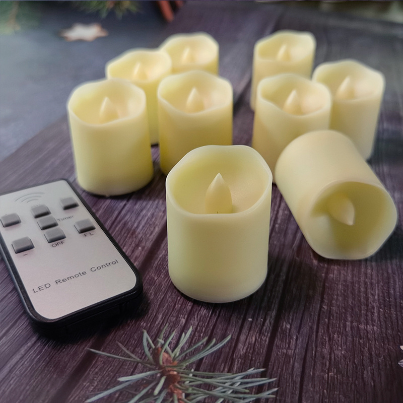 FREE POWER party decoration remote control flickering small led tea light 6 hours timer flameless tealight candle led candle