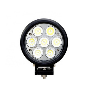 2X2 4X4 car accessories 12V 6inch Round 70W work light 7X10W Motorcycle led headlight LED driving light