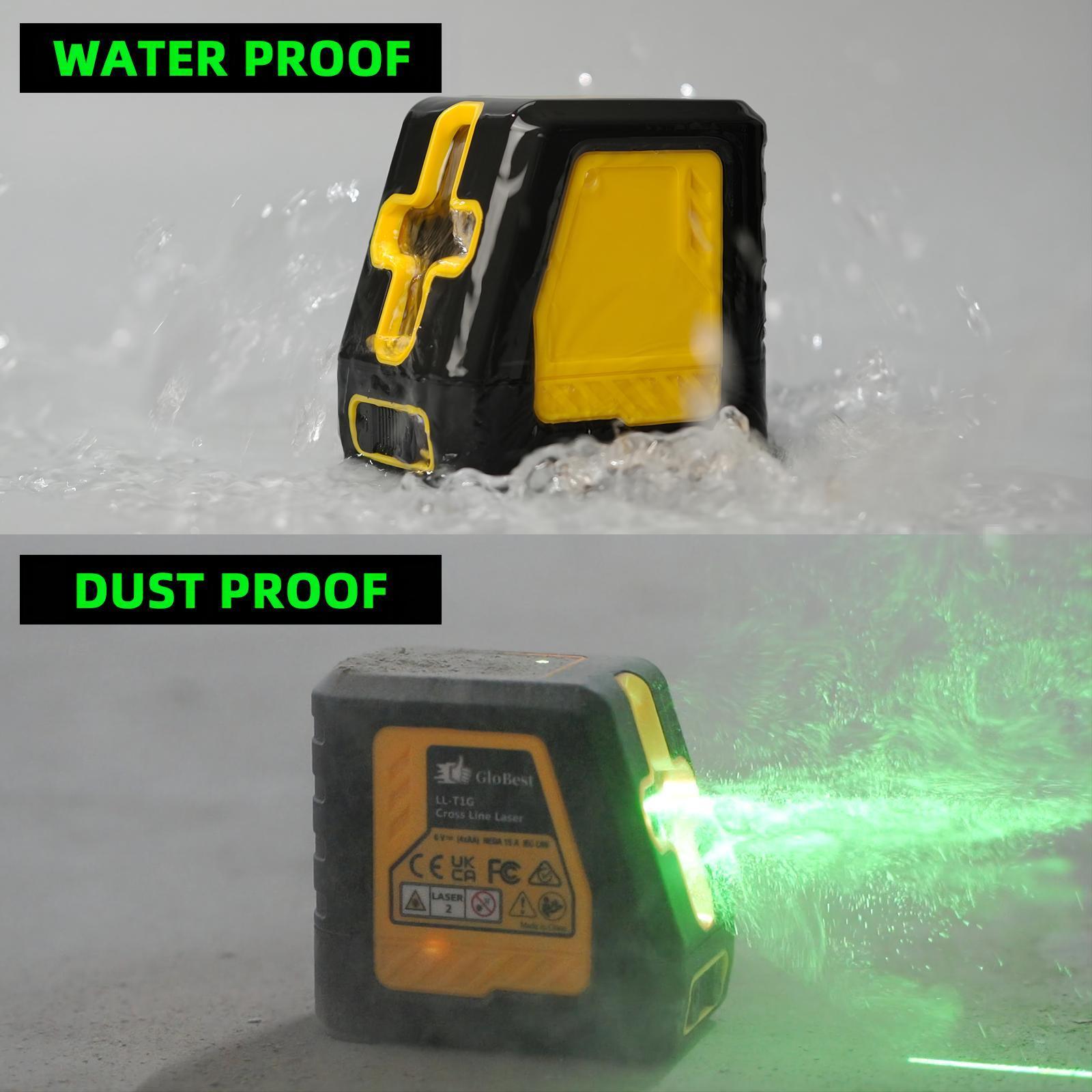 Bright Beam Self Laser Construction Laser Level China Wholesale 2 Line Green Dry Battery 2 Years Nivel Laser 16 Lineas Verde 4d