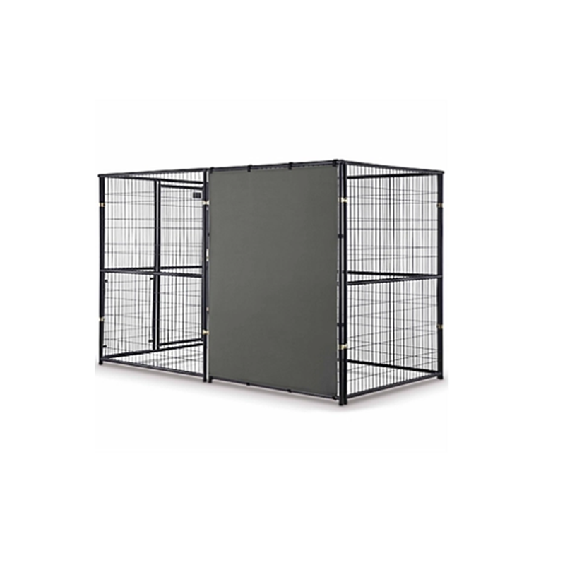 All-Weather Retriever Dog Kennel Panel Steel Construction Comfortable and Safe with Rain and Wind Protection