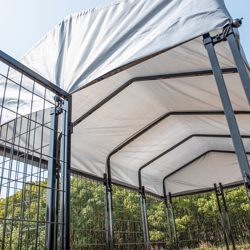 Wholesale Heavy Duty Stainless Steel Large Dog Kennel Outdoor Large Dog Cage