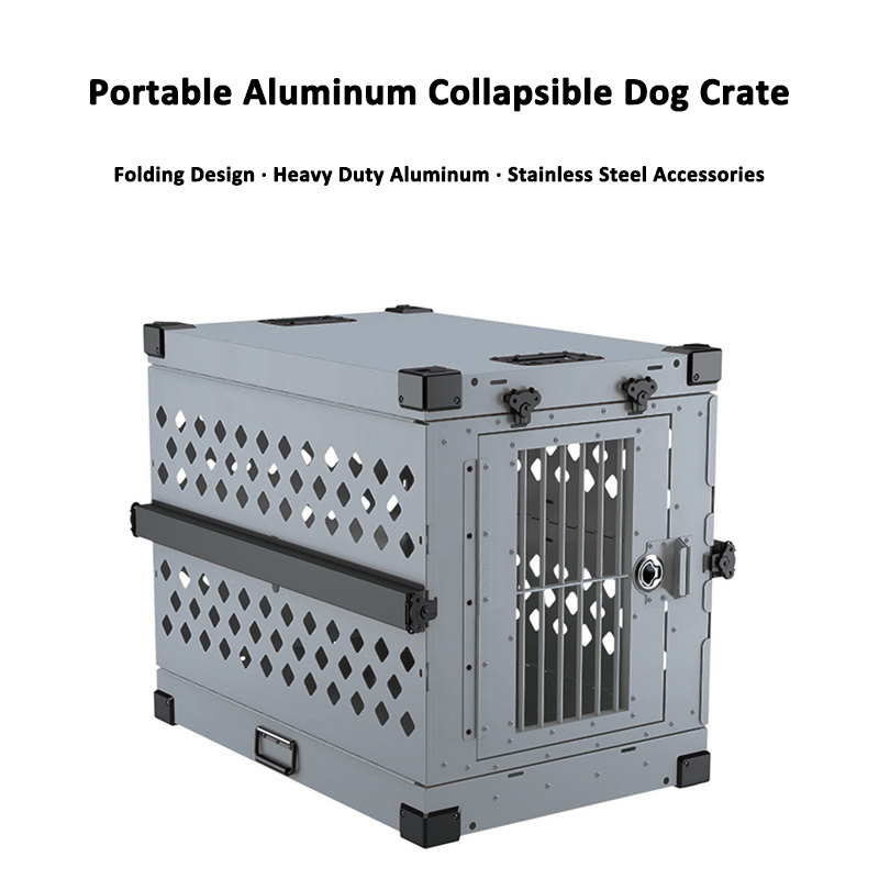 Manufacturer Heavy Duty Stackable Dog Cat Kennel Stainless Steel Stackable Large Pet Cages For Dog Pet Cages