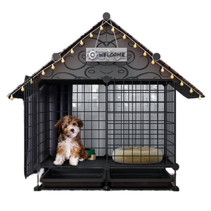 Wholesale Detachable Metal Fence Dog Cage House Pets Enclosure for Dogs