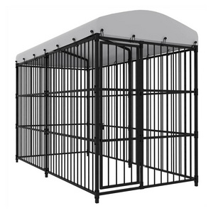 All-Weather Retriever Dog Kennel Panel Steel Construction Comfortable and Safe with Rain and Wind Protection