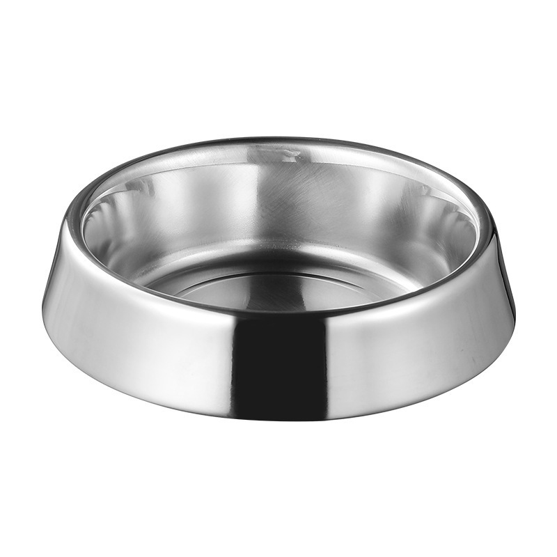 400ml Non-Slip Stainless Steel Dog Bowl Rounded Stable Dog Feeder for Water and Drink Food for Small Animals