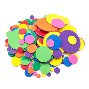 200 Pcs Assorted Craft Circles Round Shape Foam for craft