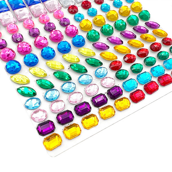 120pcs Self Adhesive Rhinestones Sticker Gems