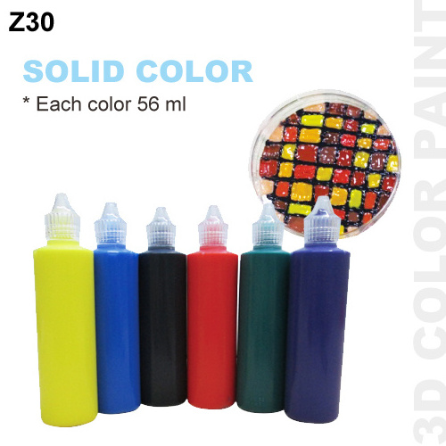 3D craft fabric color paint for kid craft