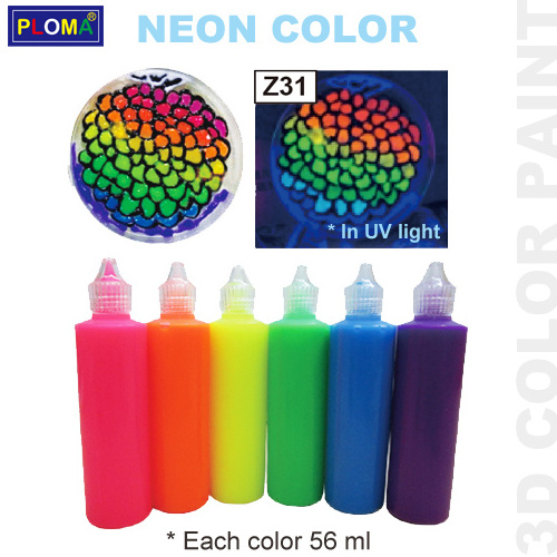 3D craft fabric color paint for kid craft