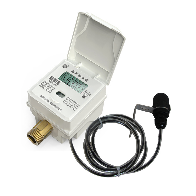 Wireless Battery Remote Intelligent Ultrasonic Water Flow Meter EN13757, Modbus Installation at any Angle PLOUMETER DN15~40 SC7