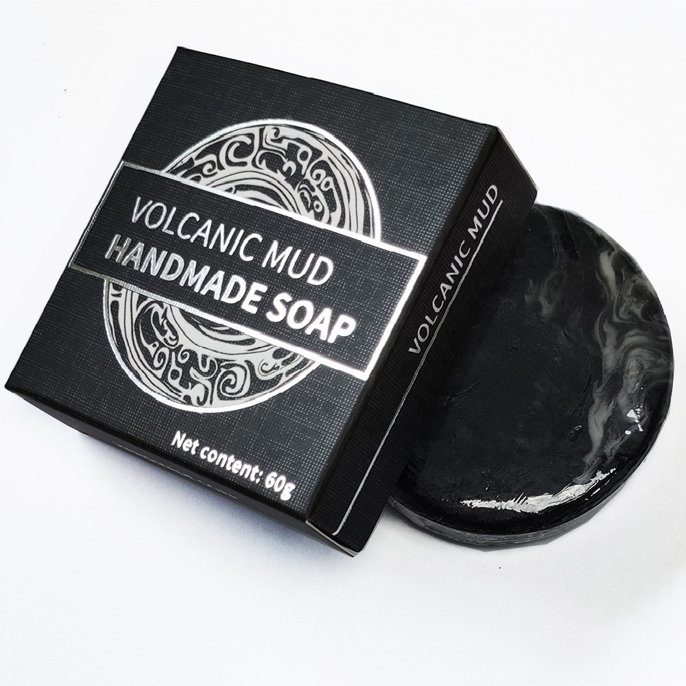 OEM/ODM  Acne soap Handmade Deep Cleaning Black Head Remover soap bar Activated bamboo charcoal soap