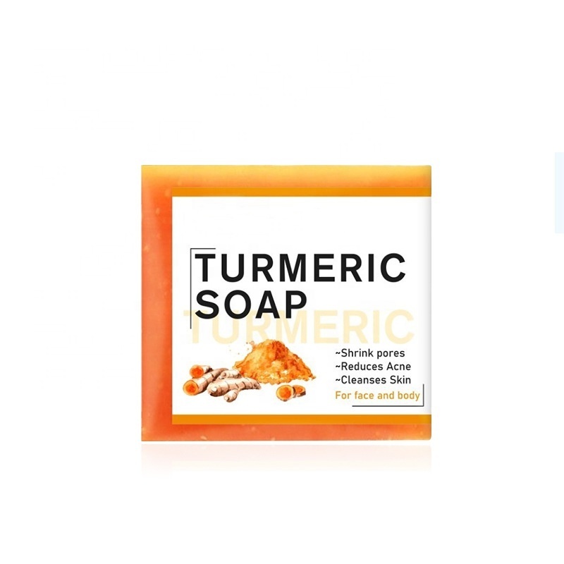 OEM wholesale Moisturizing Anti-aging Cleansing Argan Oil  Kojic Acid Whitening Handmade Turmeric Soap Wholesale Natural