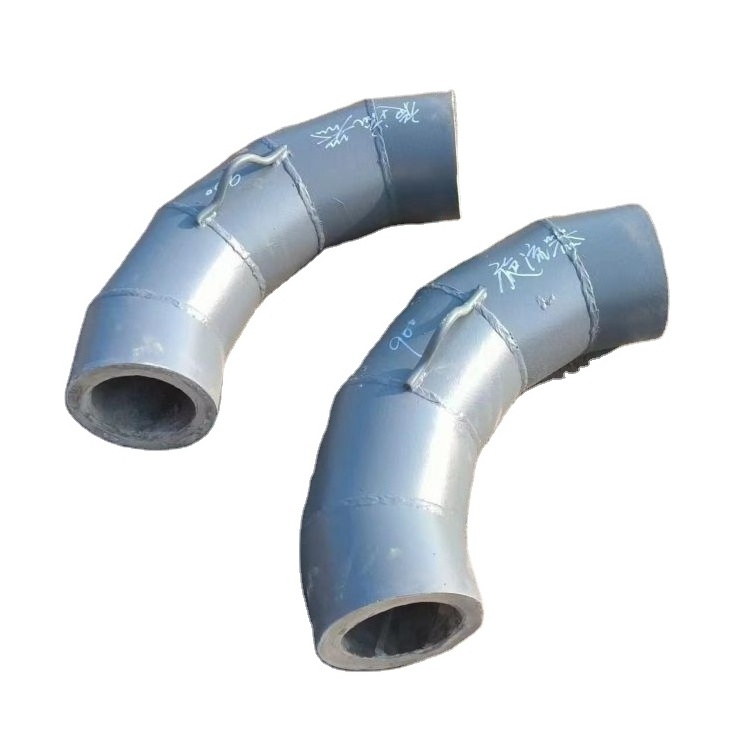 cast basalt lining steel elbow