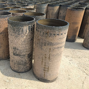 Cast basalt wear-resistant pipe