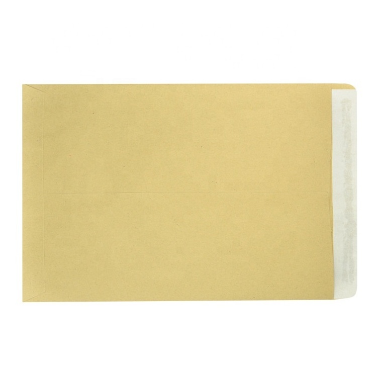 C5 100g Kraft Paper envelope Glue-free Printable LOGO Professional Customized Envelope