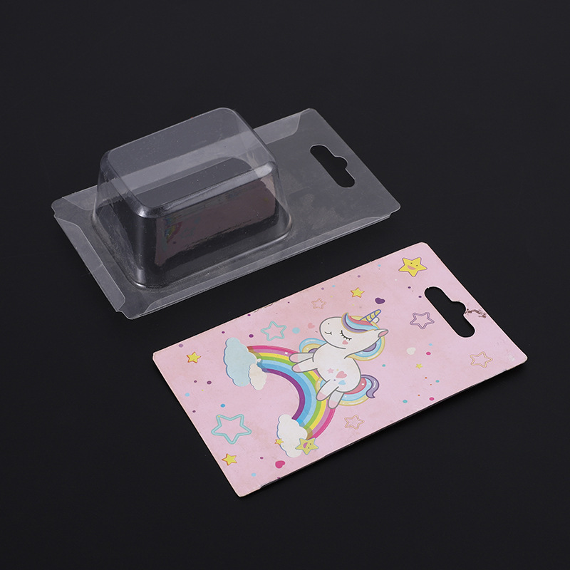 Wholesale Custom Pvc Lide Blister Insert Cards Packaging Slide Card Blister Packing Pack With The Paper Card