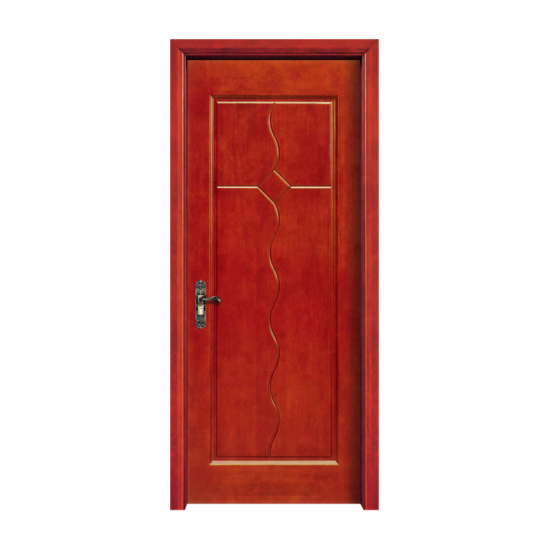 Fancy Interior Panel Wooden Door Painting Solid Core Veneer Wood Door