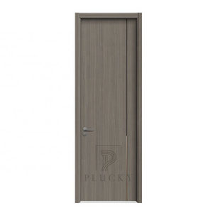 Simple modern design temporary interior wooden door for room