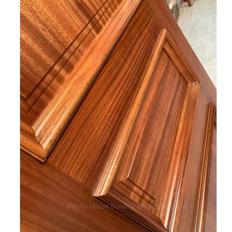 Factory sale high quality interior solid teak wood door for room