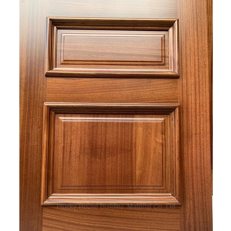 Factory sale high quality interior solid teak wood door for room