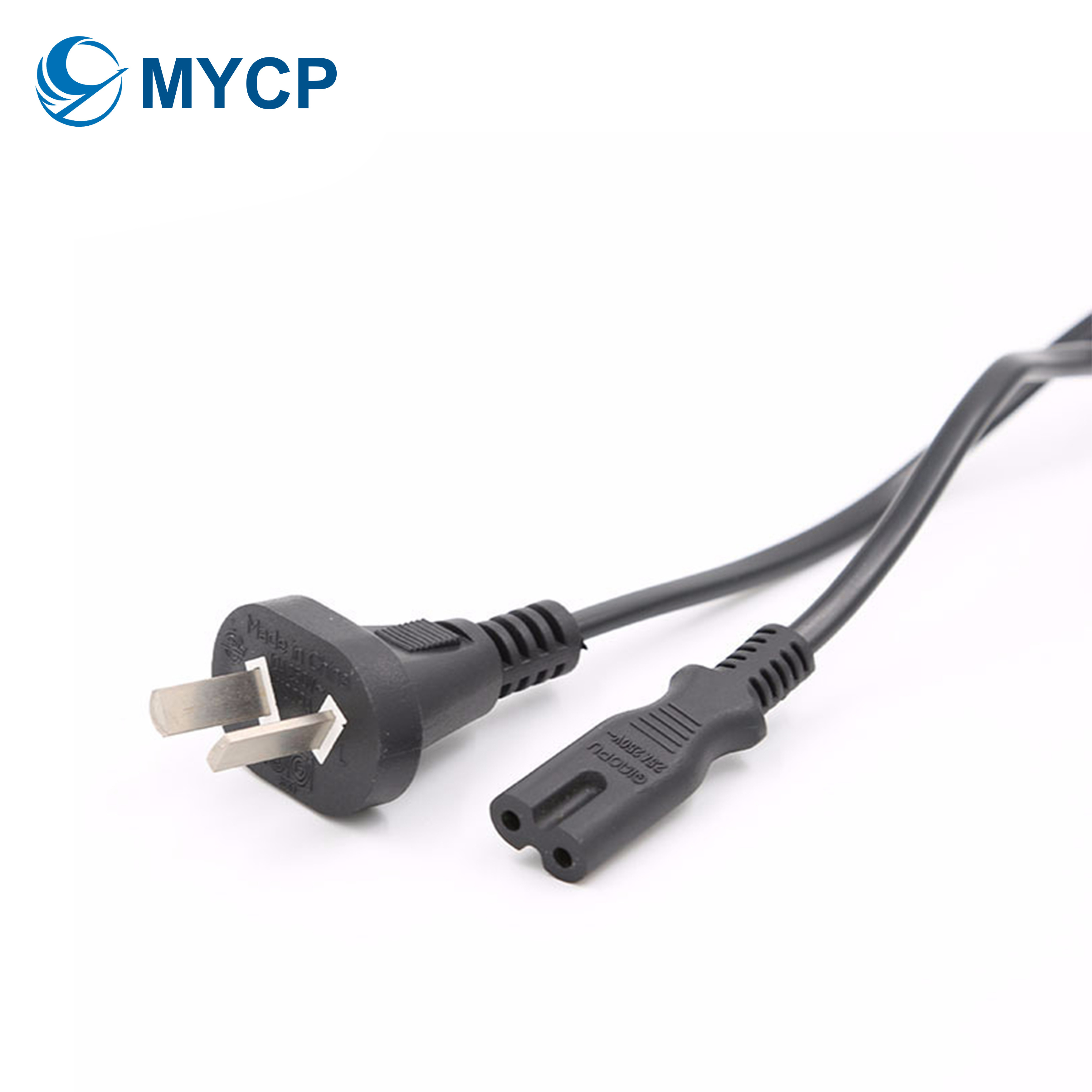 Argentina 2 pin plug laptop power cable Argentina plugs extension cord