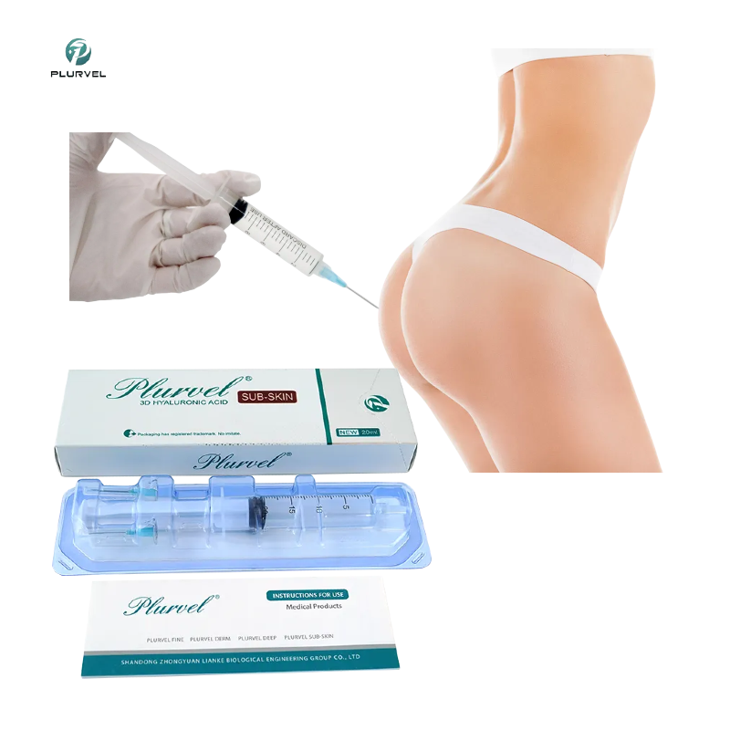 Sub-skin 20ml 10ml Long Lasting Medical Body Filler Hyaluronic Acid Dermal Filler Buttocks Injection