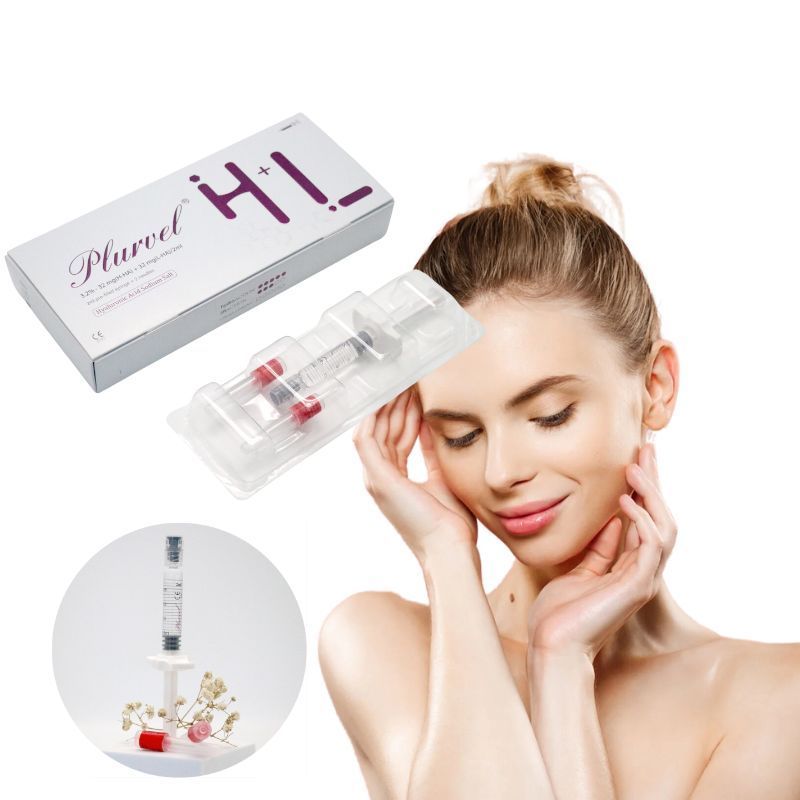 PLURVEL Private Label Super Moisturizing Anti Aging  3.2% 64mg High concentration 2ml H+L Skin Booster Hydrates & Rejuvenates