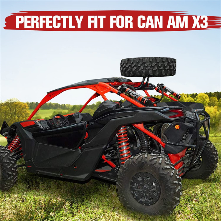 Spare Tire Carrier UTV PRO UTV Spare Tire Mount Rack Holder for Can Am Maverick X3 Max Turbo RR 2017-2023 Accessories